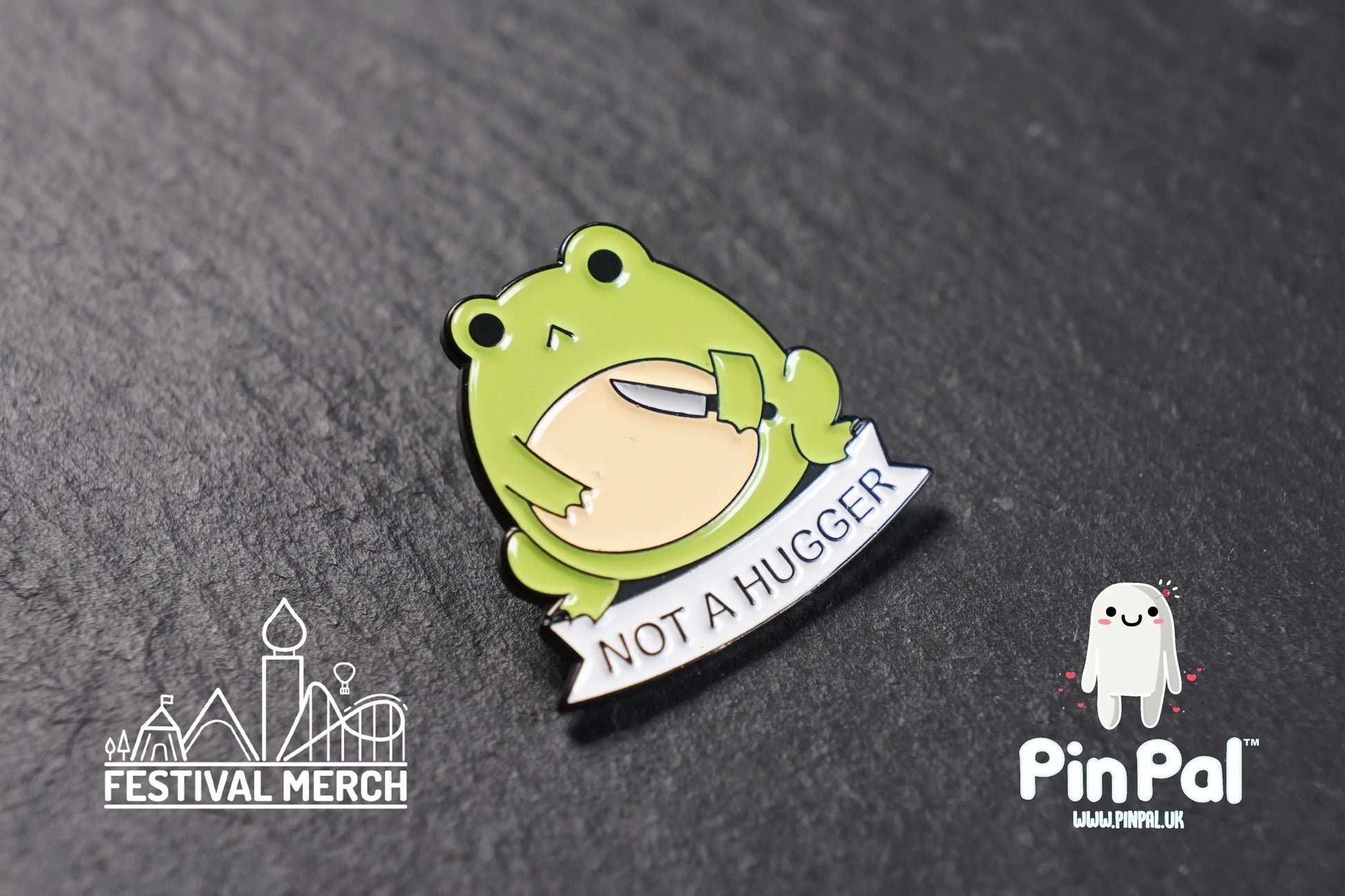Funny Enamel Pin - PinPal UK164 - Pin Badges - Funny Gift, Music Gift, Anime Gift, Cute Gift, Positive gift, Cheeky Rude Gift, Unique Gift