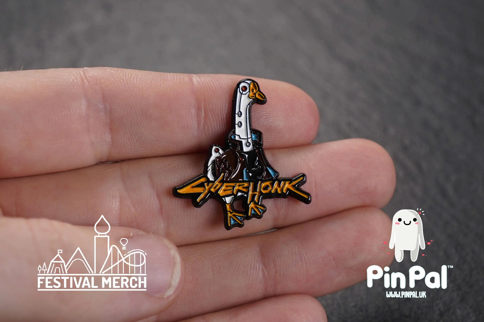 Funny Enamel Pin - PinPal UK165 - Pin Badges - Funny Gift, Music Gift, Anime Gift, Cute Gift, Positive gift, Cheeky Rude Gift, Unique Gift