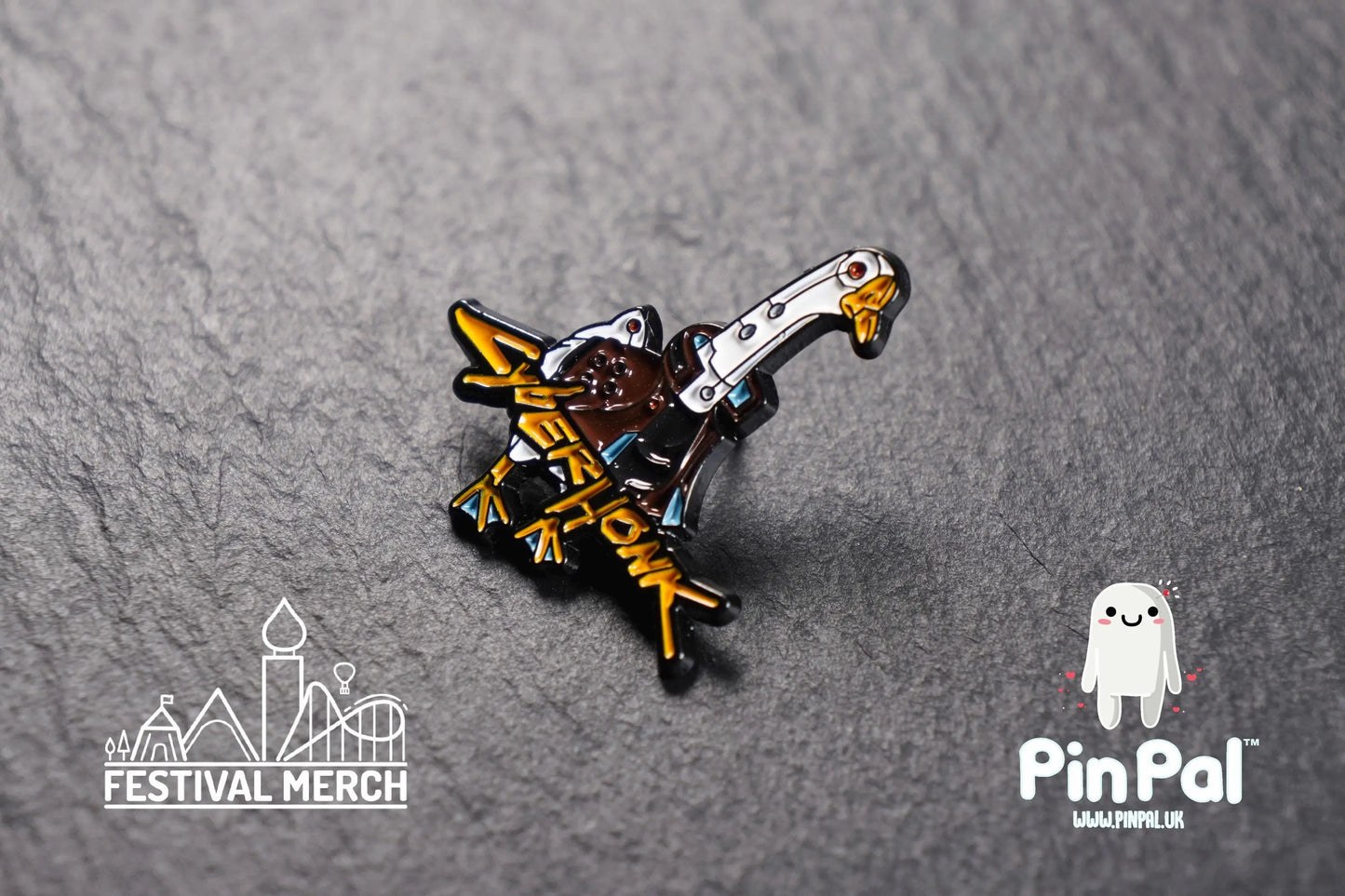 Funny Enamel Pin - PinPal UK165 - Pin Badges - Funny Gift, Music Gift, Anime Gift, Cute Gift, Positive gift, Cheeky Rude Gift, Unique Gift