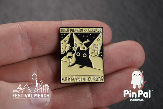 Funny Enamel Pin - PinPal UK166 - Pin Badges - Funny Gift, Music Gift, Anime Gift, Cute Gift, Positive gift, Cheeky Rude Gift, Unique Gift