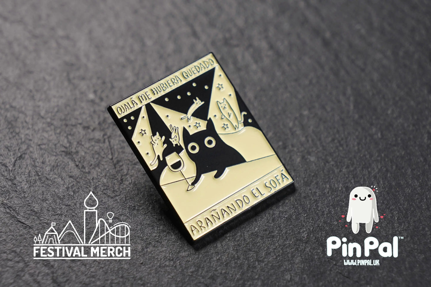 Funny Enamel Pin - PinPal UK166 - Pin Badges - Funny Gift, Music Gift, Anime Gift, Cute Gift, Positive gift, Cheeky Rude Gift, Unique Gift