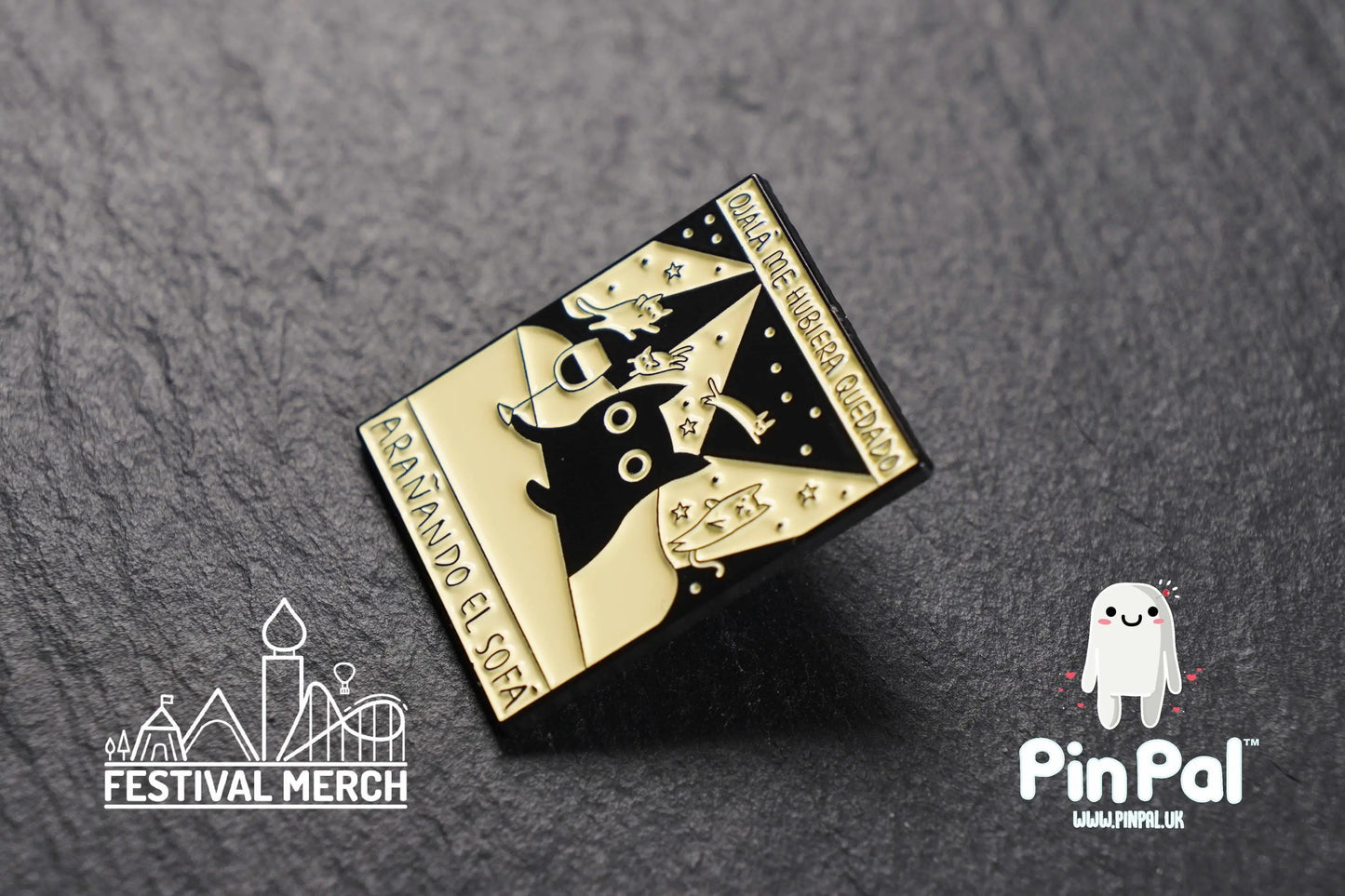 Funny Enamel Pin - PinPal UK166 - Pin Badges - Funny Gift, Music Gift, Anime Gift, Cute Gift, Positive gift, Cheeky Rude Gift, Unique Gift