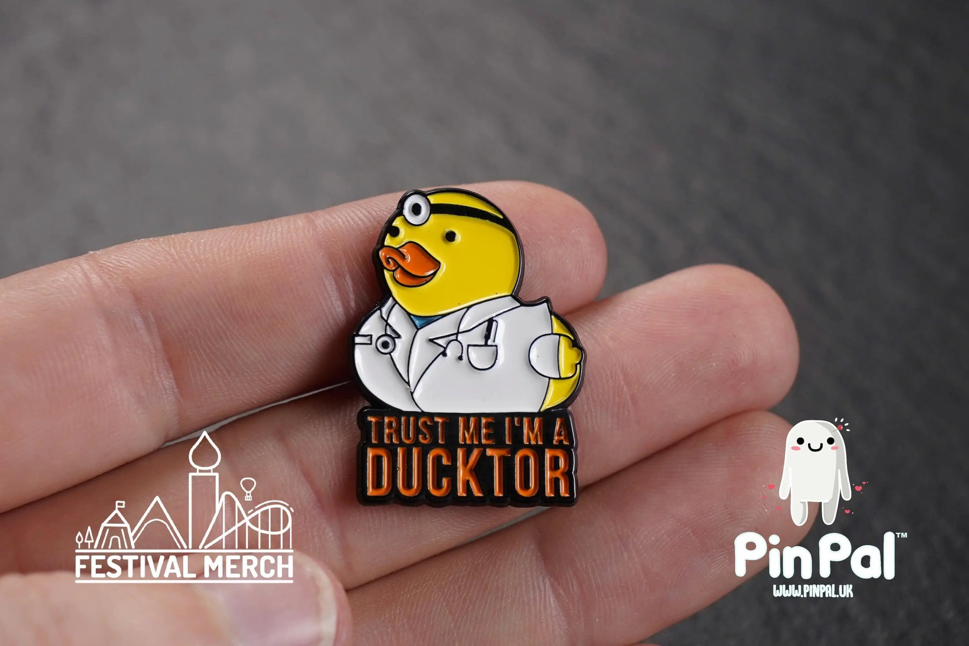 Funny Enamel Pin - PinPal UK167 - Pin Badges - Funny Gift, Music Gift, Anime Gift, Cute Gift, Positive gift, Cheeky Rude Gift, Unique Gift