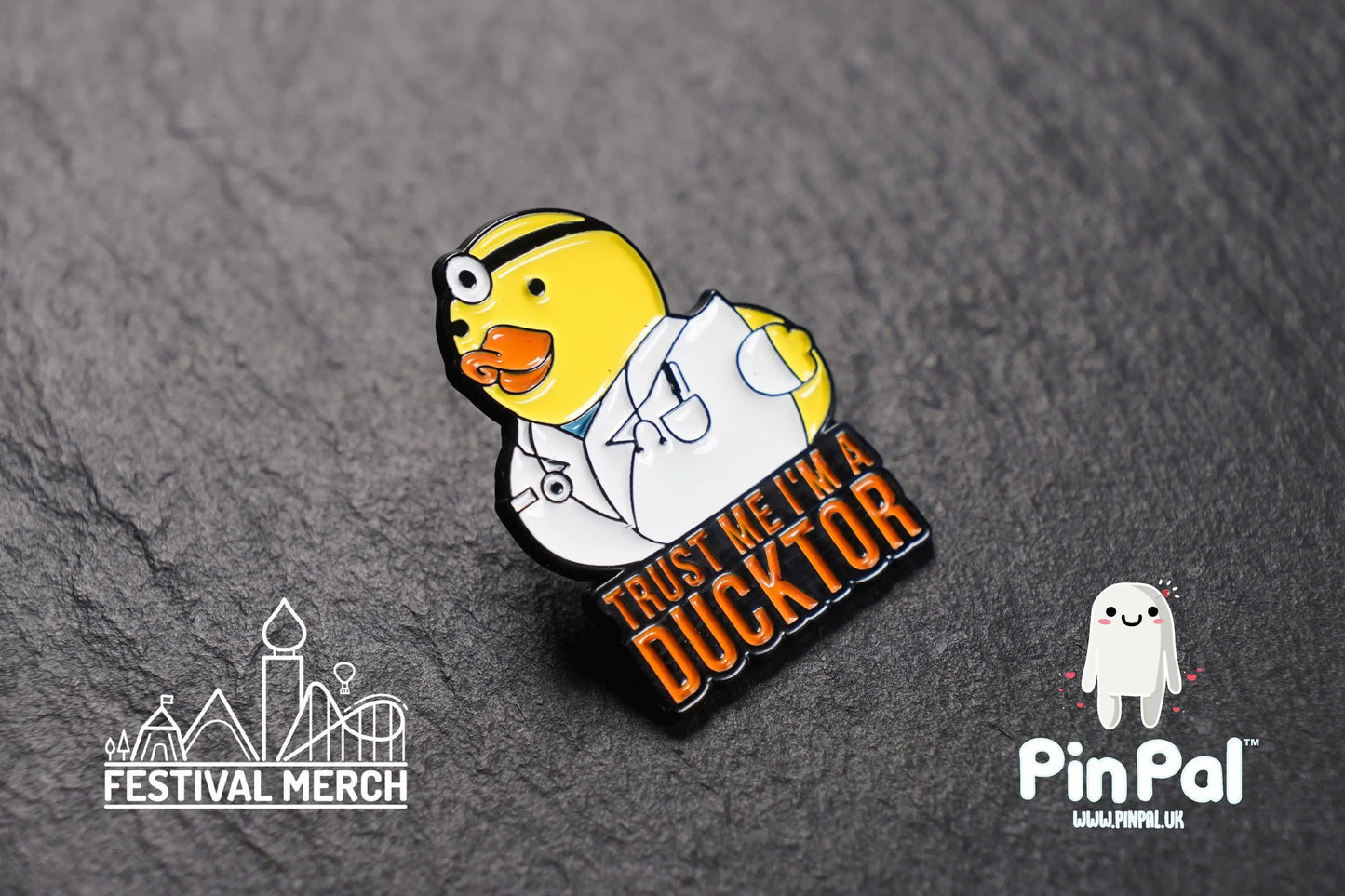 Funny Enamel Pin - PinPal UK167 - Pin Badges - Funny Gift, Music Gift, Anime Gift, Cute Gift, Positive gift, Cheeky Rude Gift, Unique Gift