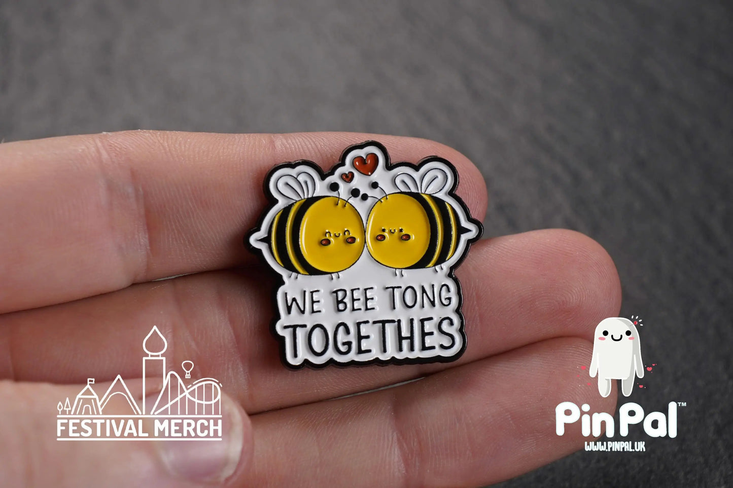 Funny Enamel Pin - PinPal UK169 - Pin Badges - Funny Gift, Music Gift, Anime Gift, Cute Gift, Positive gift, Cheeky Rude Gift, Unique Gift