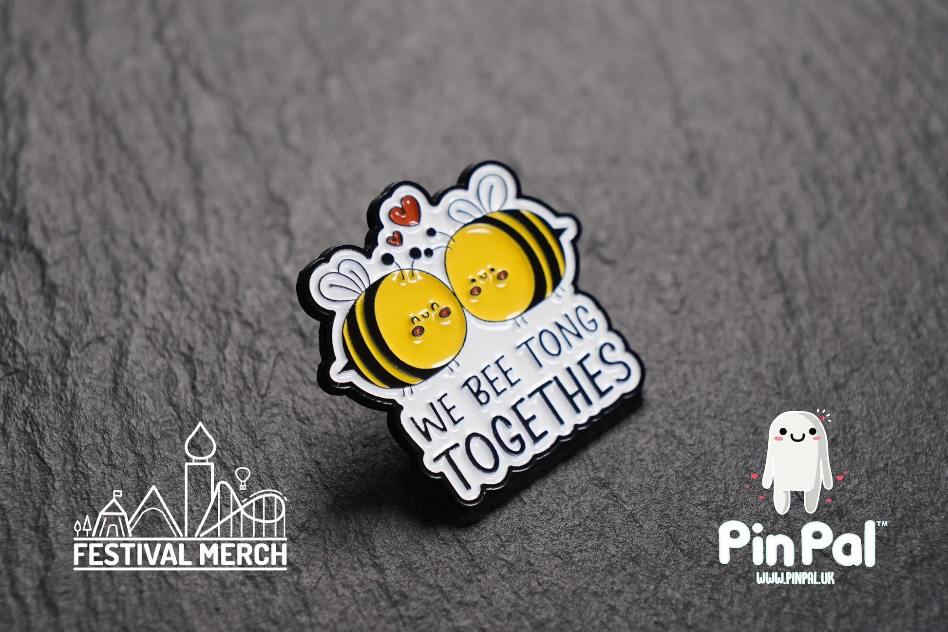 Funny Enamel Pin - PinPal UK169 - Pin Badges - Funny Gift, Music Gift, Anime Gift, Cute Gift, Positive gift, Cheeky Rude Gift, Unique Gift