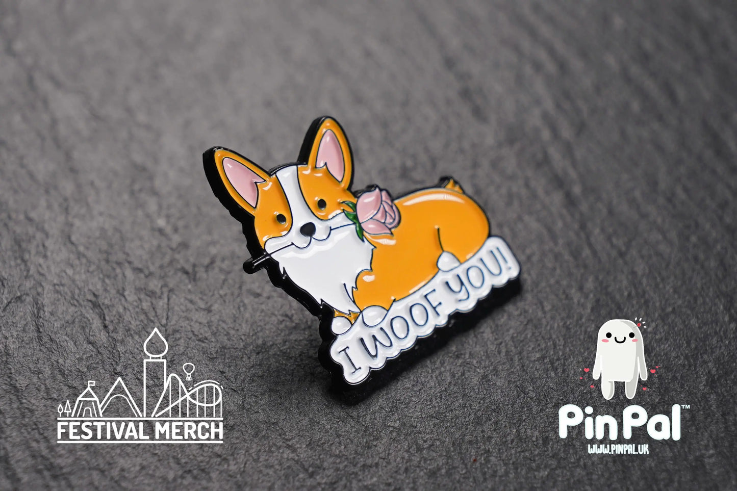 Funny Enamel Pin - PinPal UK192 - Pin Badges - Funny Gift, Music Gift, Anime Gift, Cute Gift, Positive gift, Cheeky Rude Gift, Unique Gift