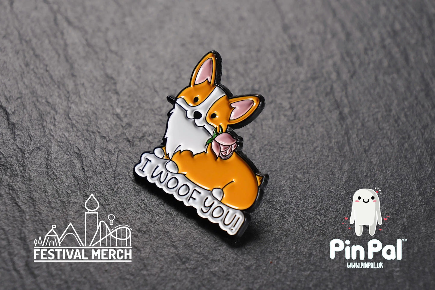 Funny Enamel Pin - PinPal UK192 - Pin Badges - Funny Gift, Music Gift, Anime Gift, Cute Gift, Positive gift, Cheeky Rude Gift, Unique Gift