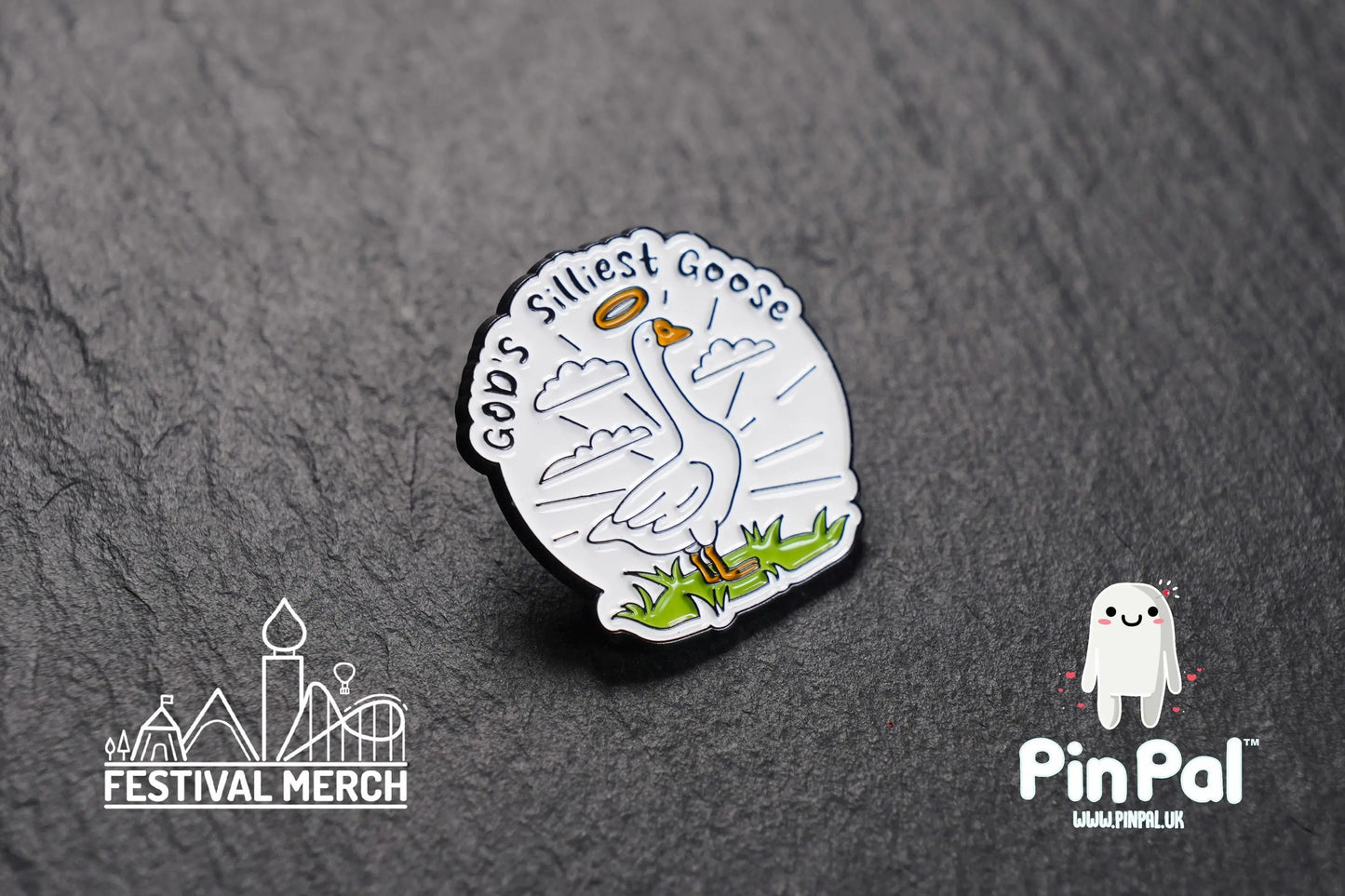 Funny Enamel Pin - PinPal UK193 - Pin Badges - Funny Gift, Music Gift, Anime Gift, Cute Gift, Positive gift, Cheeky Rude Gift, Unique Gift