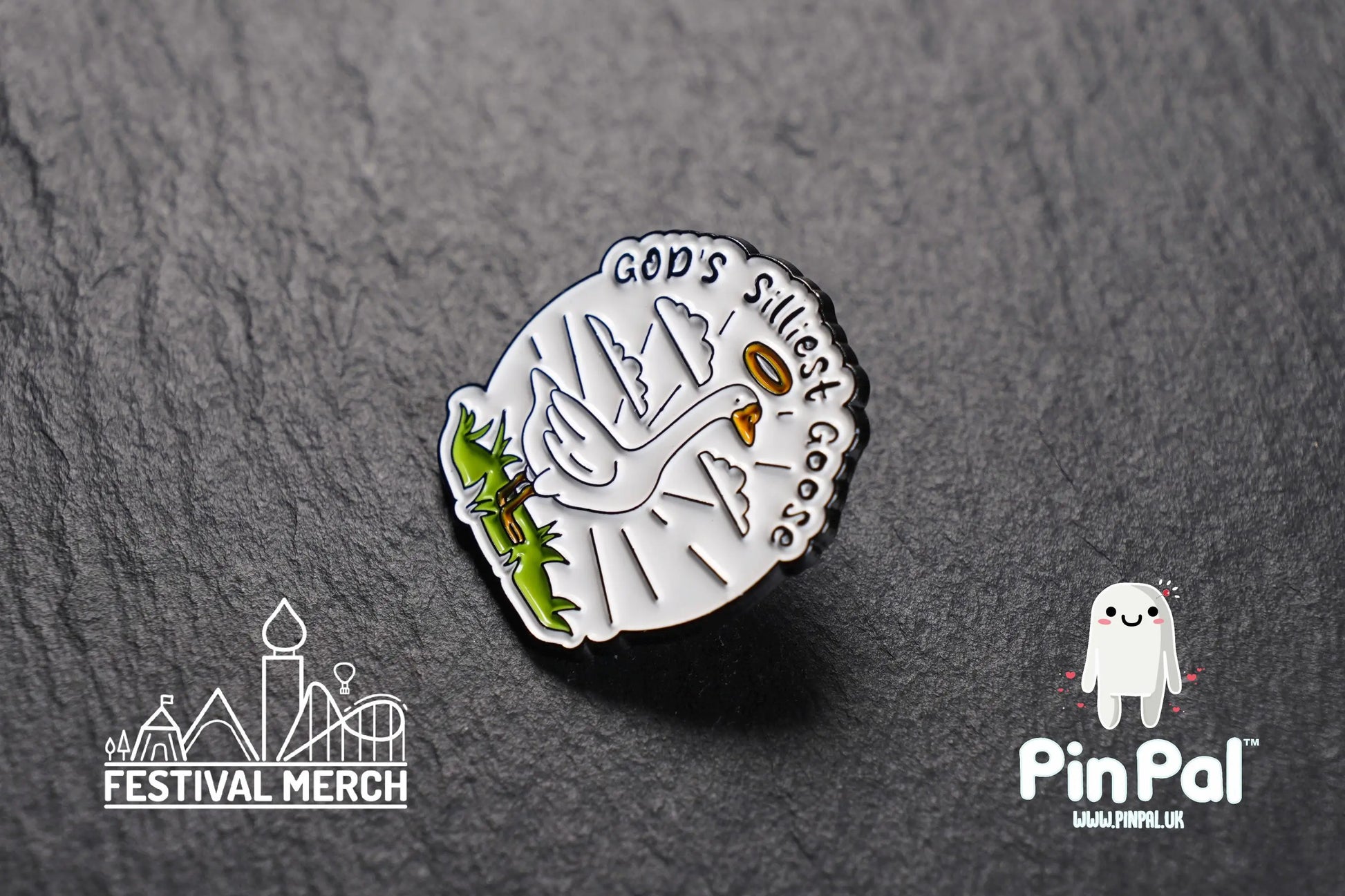 Funny Enamel Pin - PinPal UK193 - Pin Badges - Funny Gift, Music Gift, Anime Gift, Cute Gift, Positive gift, Cheeky Rude Gift, Unique Gift