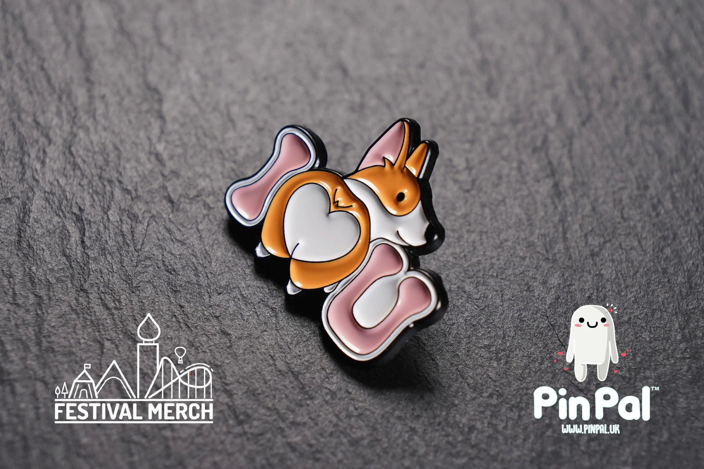 I love you Enamel Pin - PinPal UK195 - Pin Badges - Funny Gift, Music Gift, Anime Gift, Cute Gift, Positive gift, Cheeky Rude Gift, Unique