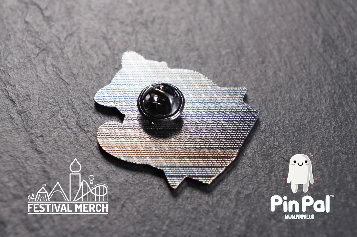 Cat Enamel Pin - PinPal UK204 - Pin Badges - Funny Gift, Music Gift, Anime Gift, Cute Gift, Positive gift, Cheeky Rude Gift, Unique Gift