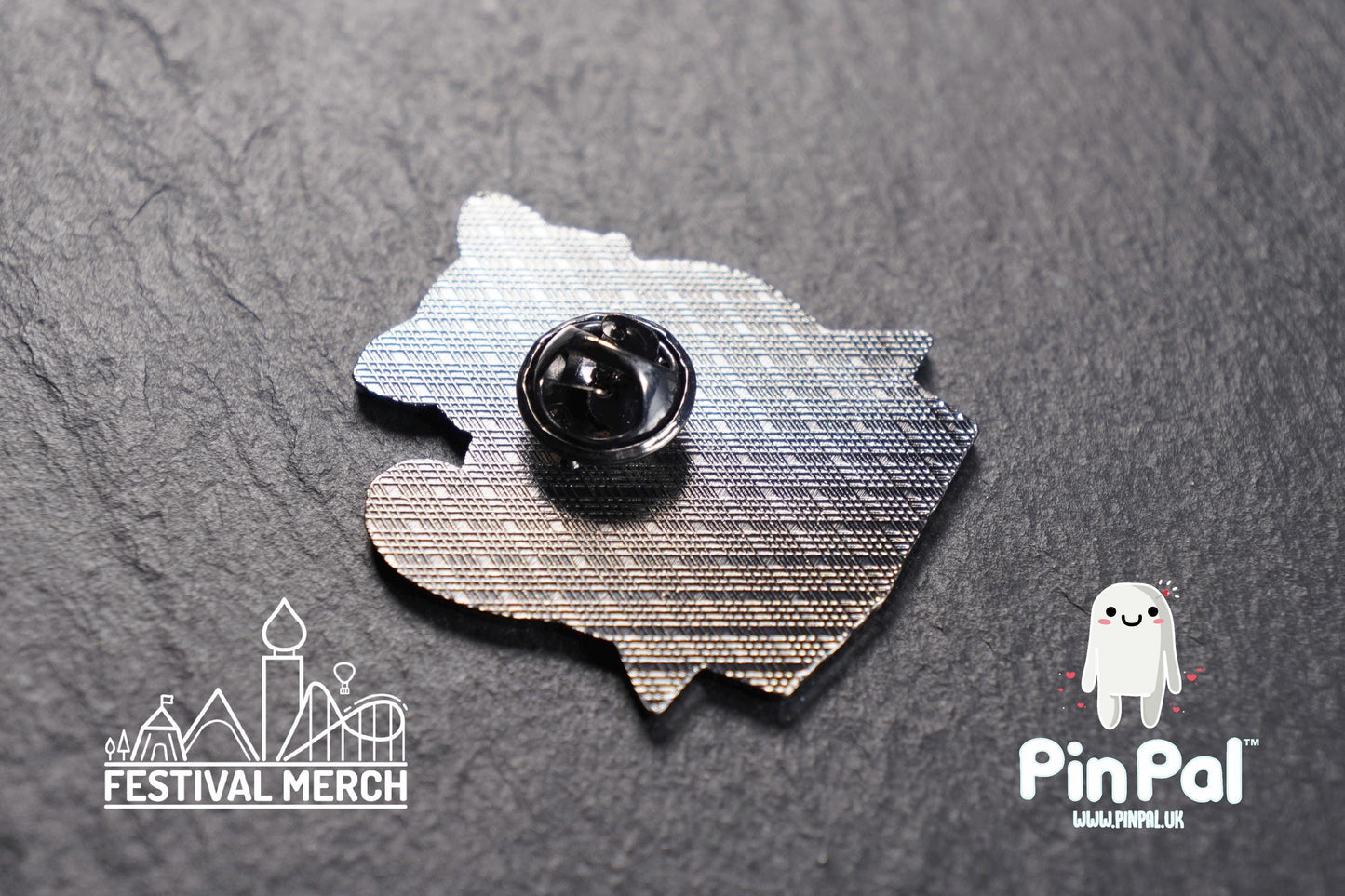 Cat Enamel Pin - PinPal UK204 - Pin Badges - Funny Gift, Music Gift, Anime Gift, Cute Gift, Positive gift, Cheeky Rude Gift, Unique Gift