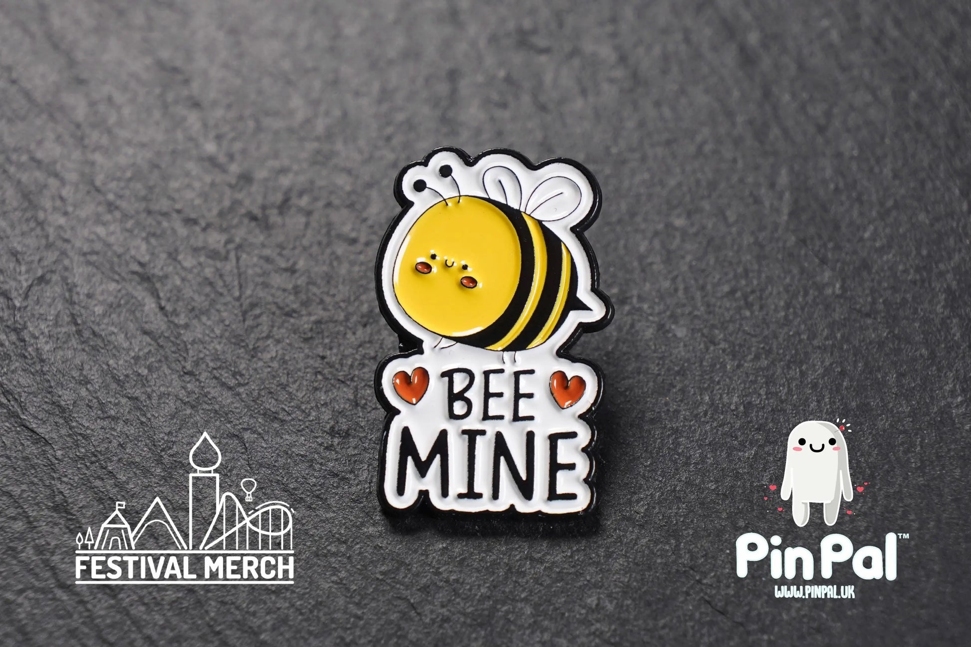 Bee Enamel Pin - PinPal UK211 - Pin Badges - Funny Gift, Music Gift, Anime Gift, Cute Gift, Positive gift, Cheeky Rude Gift, Unique Gift