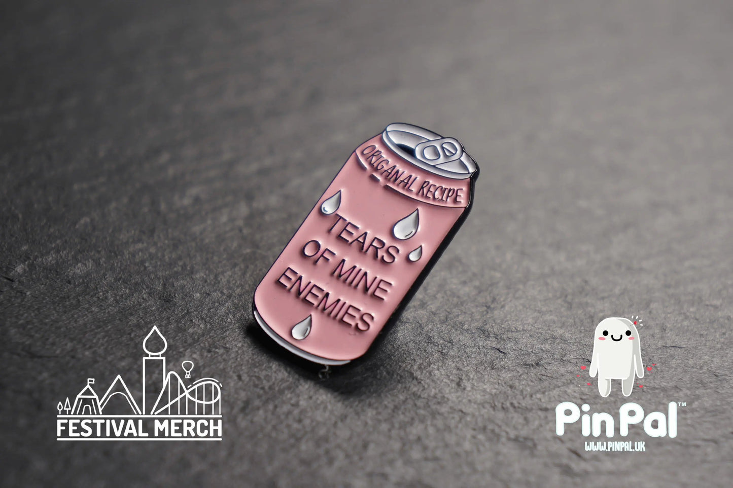Funny Enamel Pin - PinPal UK211 - Pin Badges - Funny Gift, Music Gift, Anime Gift, Cute Gift, Positive gift, Cheeky Rude Gift, Unique Gift