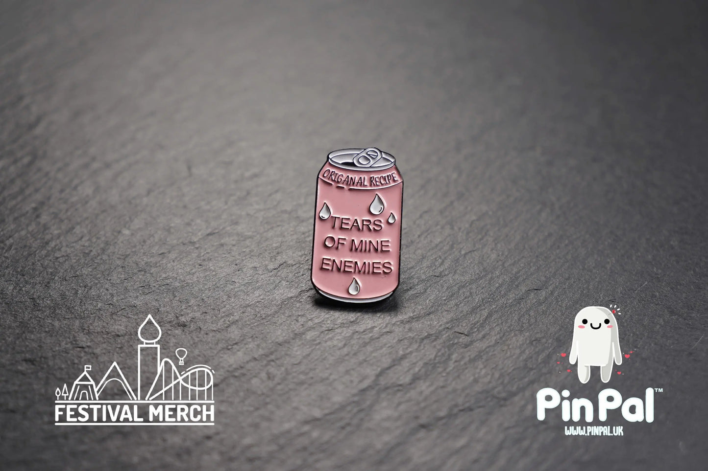 Funny Enamel Pin - PinPal UK211 - Pin Badges - Funny Gift, Music Gift, Anime Gift, Cute Gift, Positive gift, Cheeky Rude Gift, Unique Gift