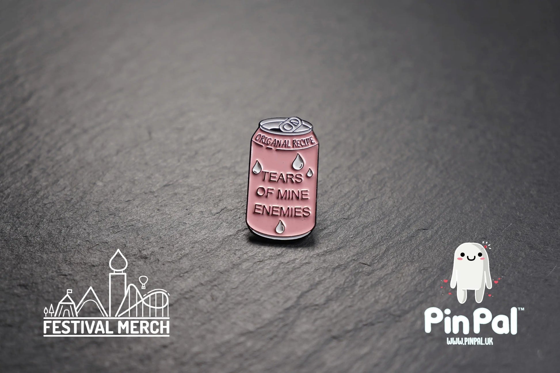 Funny Enamel Pin - PinPal UK211 - Pin Badges - Funny Gift, Music Gift, Anime Gift, Cute Gift, Positive gift, Cheeky Rude Gift, Unique Gift