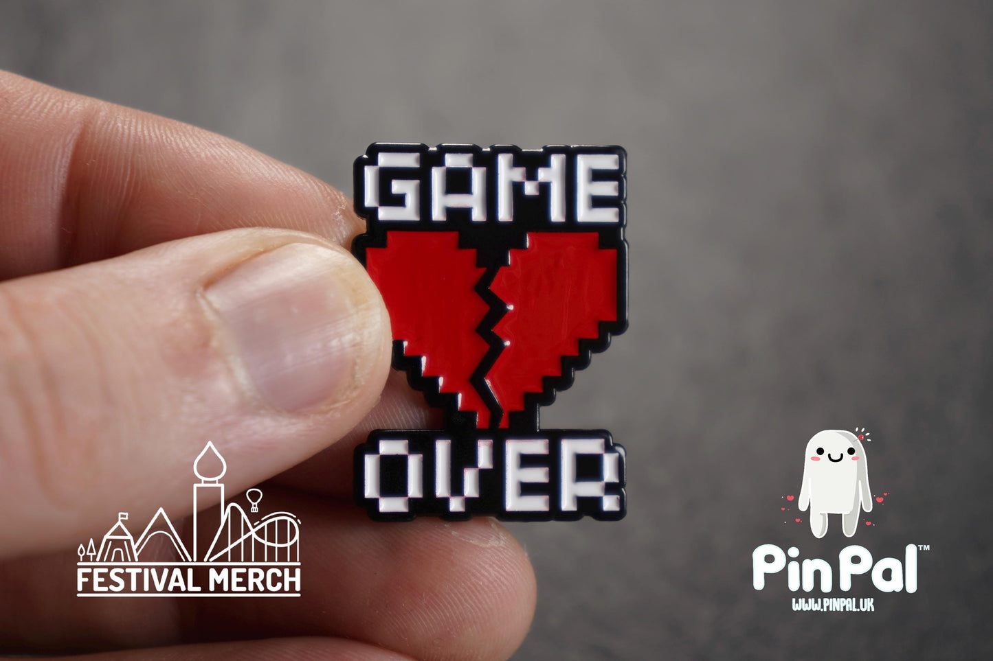 Funny Enamel Pin - PinPal UK074 - Pin Badges - Funny Gift, Music Gift, Anime Gift, Cute Gift, Positive gift, Cheeky Rude Gift, Unique Gift