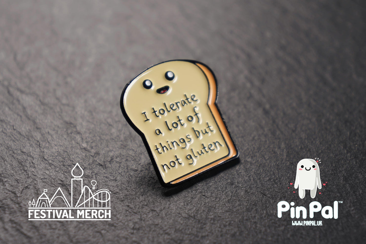 Funny Enamel Pin - PinPal UK084 - Pin Badges - Funny Gift, Music Gift, Anime Gift, Cute Gift, Positive gift, Cheeky Rude Gift, Unique Gift