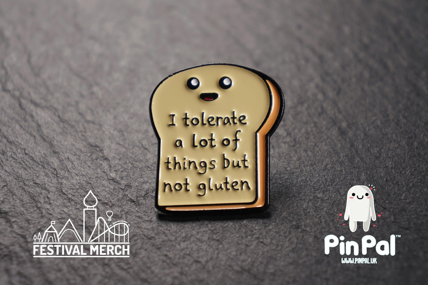Funny Enamel Pin - PinPal UK084 - Pin Badges - Funny Gift, Music Gift, Anime Gift, Cute Gift, Positive gift, Cheeky Rude Gift, Unique Gift