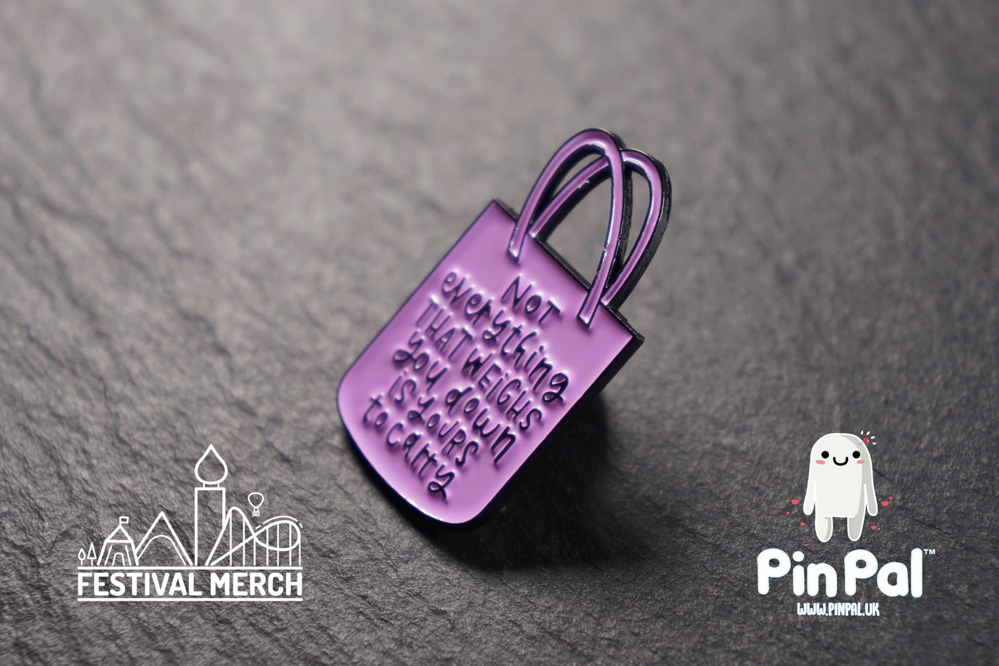 Funny Enamel Pin - PinPal UK086 - Pin Badges - Funny Gift, Music Gift, Anime Gift, Cute Gift, Positive gift, Cheeky Rude Gift, Unique Gift