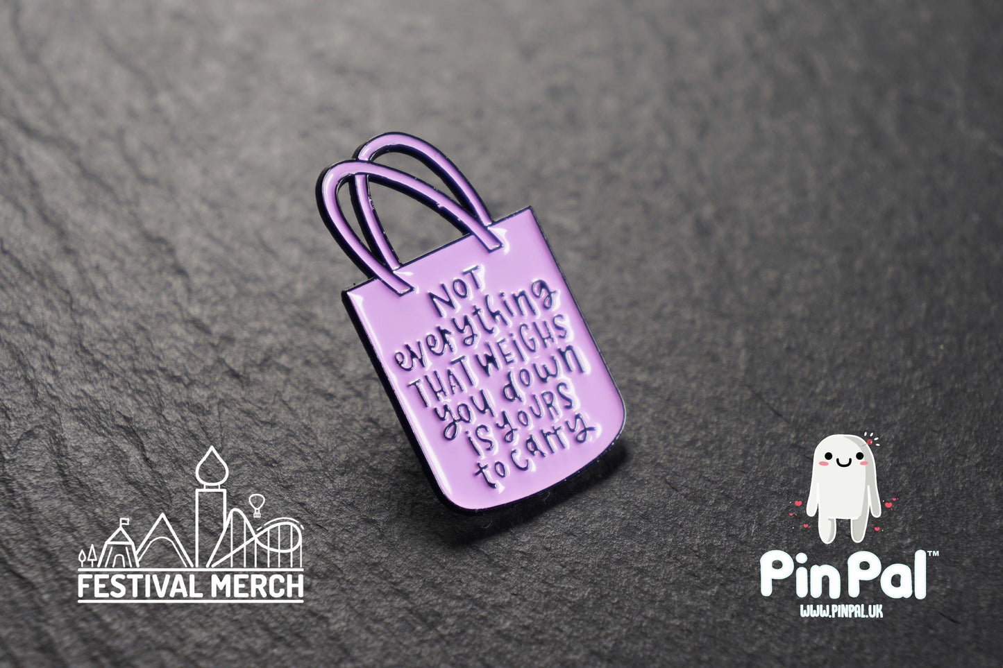 Funny Enamel Pin - PinPal UK086 - Pin Badges - Funny Gift, Music Gift, Anime Gift, Cute Gift, Positive gift, Cheeky Rude Gift, Unique Gift