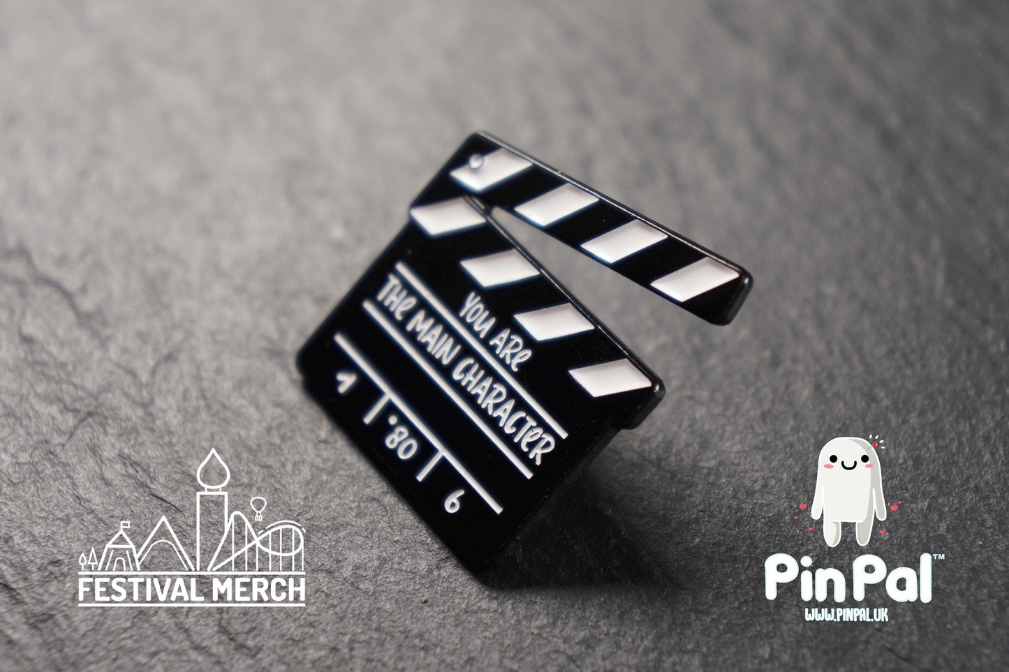 Funny Enamel Pin - PinPal UK092 - Pin Badges - Funny Gift, Music Gift, Anime Gift, Cute Gift, Positive gift, Cheeky Rude Gift, Unique Gift