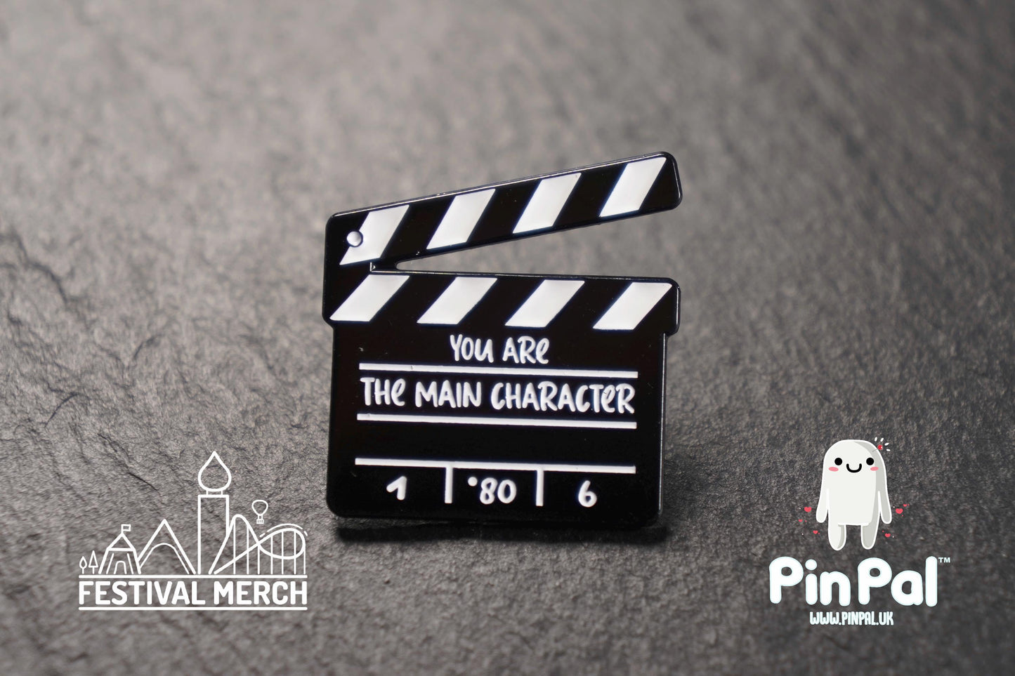 Funny Enamel Pin - PinPal UK092 - Pin Badges - Funny Gift, Music Gift, Anime Gift, Cute Gift, Positive gift, Cheeky Rude Gift, Unique Gift