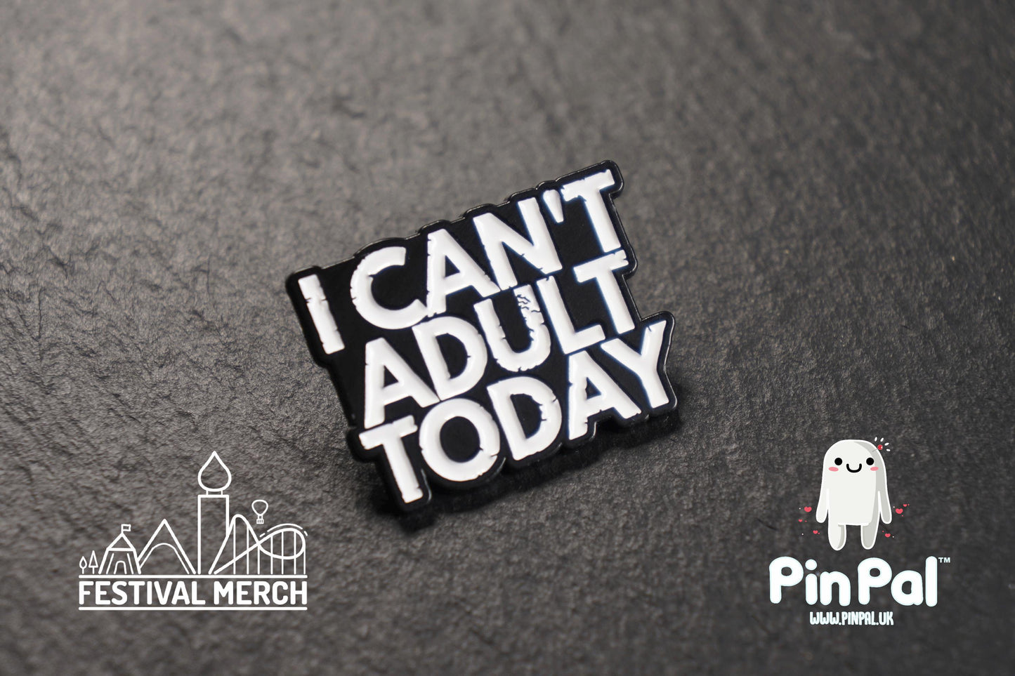 Funny Enamel Pin - PinPal UK098 - Pin Badges - Funny Gift, Music Gift, Anime Gift, Cute Gift, Positive gift, Cheeky Rude Gift, Unique Gift