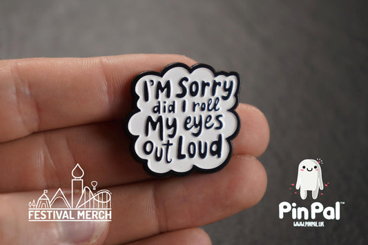 Funny Enamel Pin - PinPal UK100 - Pin Badges - Funny Gift, Music Gift, Anime Gift, Cute Gift, Positive gift, Cheeky Rude Gift, Unique Gift