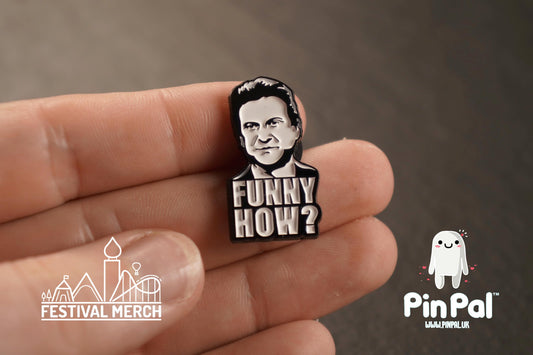 Funny Enamel Pin - PinPal UK102 - Pin Badges - Funny Gift, Music Gift, Anime Gift, Cute Gift, Positive gift, Cheeky Rude Gift, Unique Gift