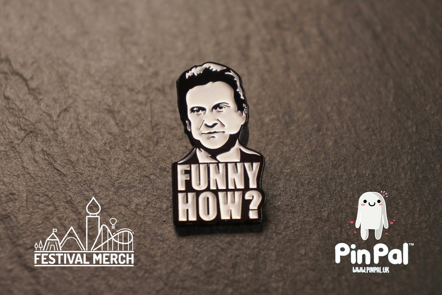 Funny Enamel Pin - PinPal UK102 - Pin Badges - Funny Gift, Music Gift, Anime Gift, Cute Gift, Positive gift, Cheeky Rude Gift, Unique Gift