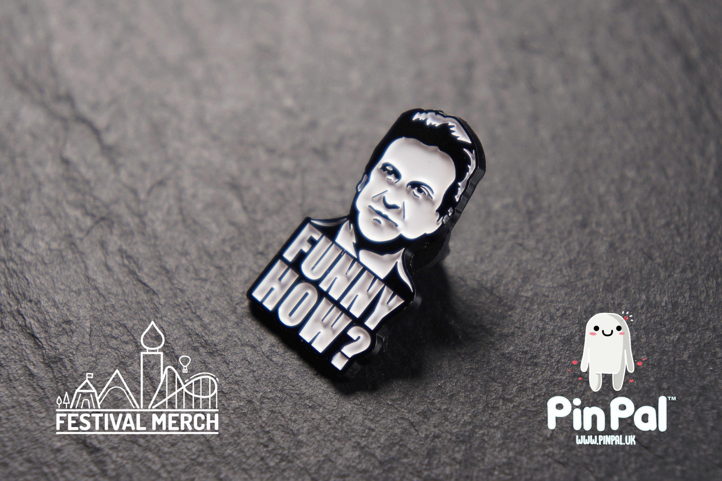 Funny Enamel Pin - PinPal UK102 - Pin Badges - Funny Gift, Music Gift, Anime Gift, Cute Gift, Positive gift, Cheeky Rude Gift, Unique Gift