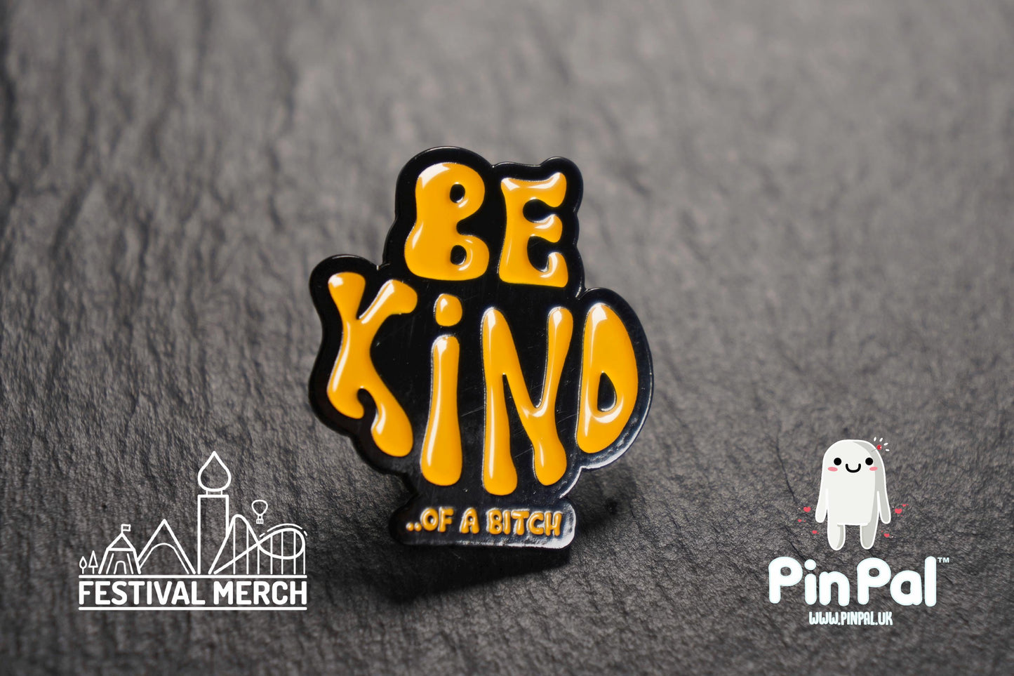 Funny Enamel Pin - PinPal UK103 - Pin Badges - Funny Gift, Music Gift, Anime Gift, Cute Gift, Positive gift, Cheeky Rude Gift, Unique Gift