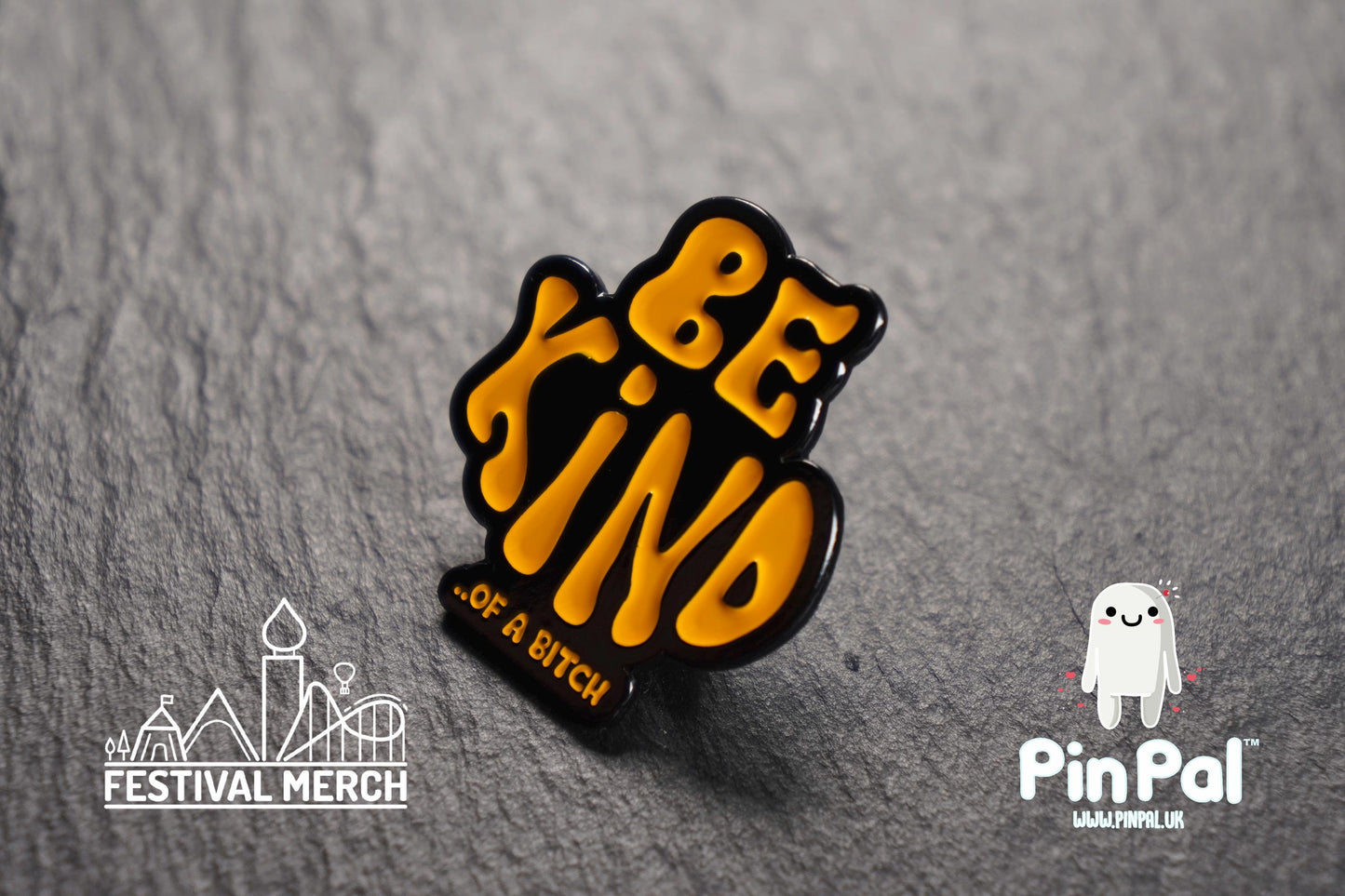 Funny Enamel Pin - PinPal UK103 - Pin Badges - Funny Gift, Music Gift, Anime Gift, Cute Gift, Positive gift, Cheeky Rude Gift, Unique Gift