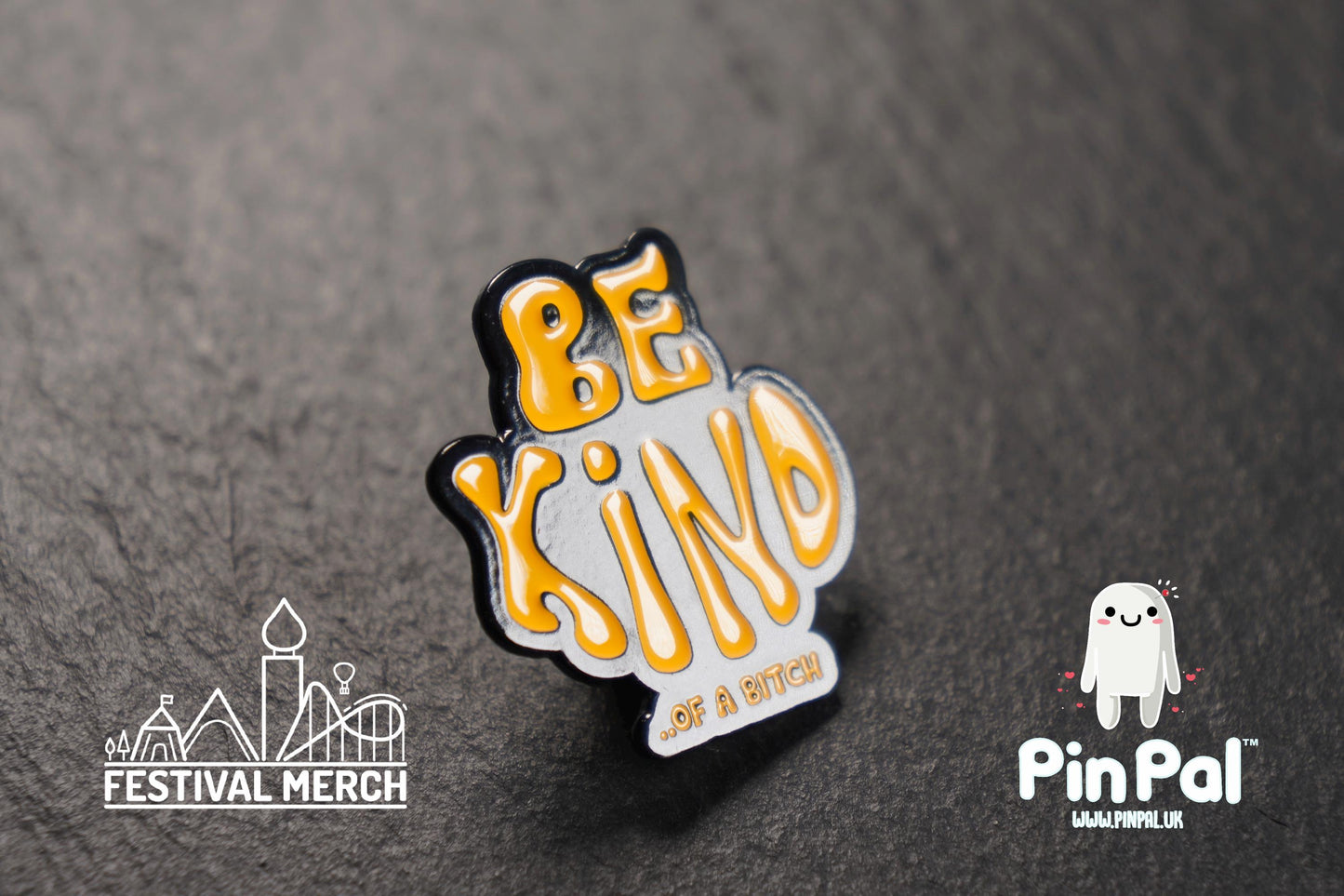 Funny Enamel Pin - PinPal UK103 - Pin Badges - Funny Gift, Music Gift, Anime Gift, Cute Gift, Positive gift, Cheeky Rude Gift, Unique Gift