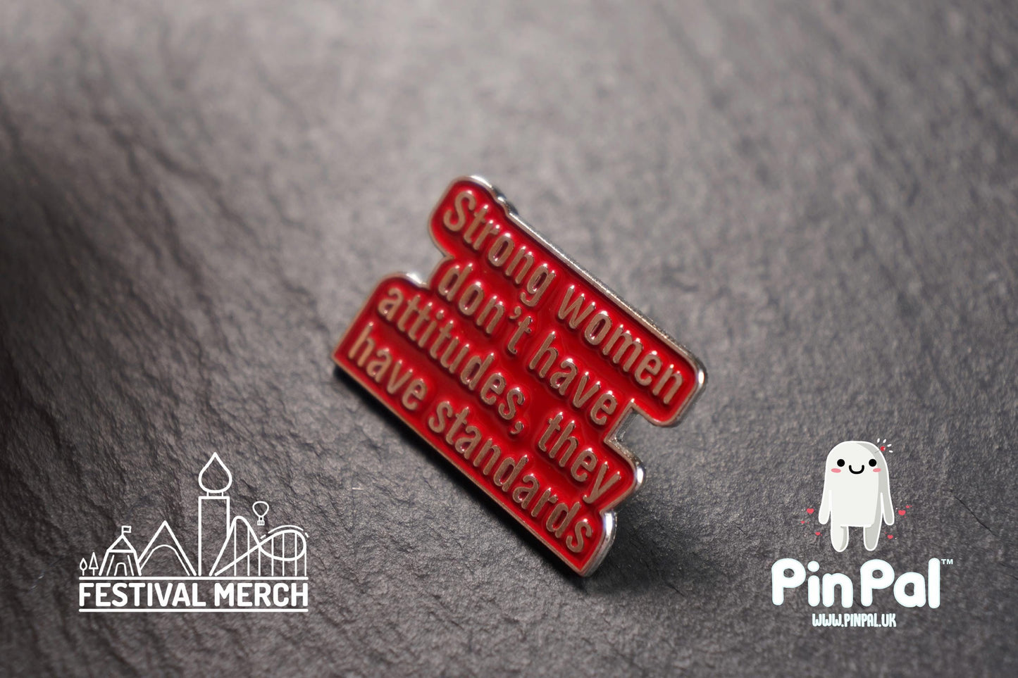 Funny Enamel Pin - PinPal UK105 - Pin Badges - Funny Gift, Music Gift, Anime Gift, Cute Gift, Positive gift, Cheeky Rude Gift, Unique Gift