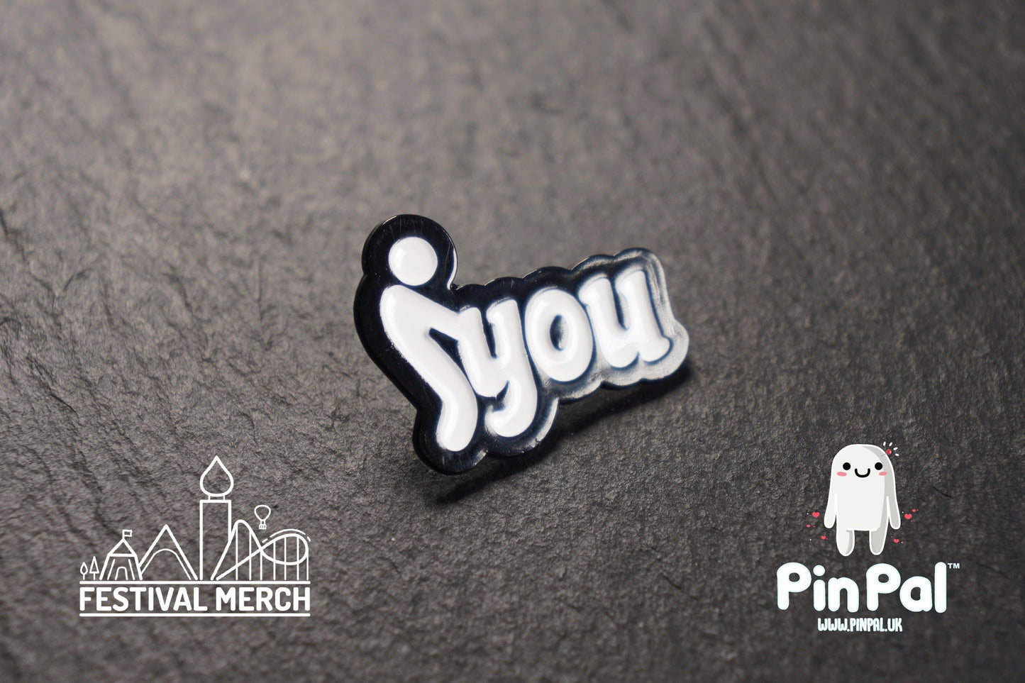 Funny Enamel Pin - PinPal UK109 - Pin Badges - Funny Gift, Music Gift, Anime Gift, Cute Gift, Positive gift, Cheeky Rude Gift, Unique Gift