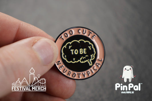 Funny Enamel Pin - PinPal UK111 - Pin Badges - Funny Gift, Music Gift, Anime Gift, Cute Gift, Positive gift, Cheeky Rude Gift, Unique Gift