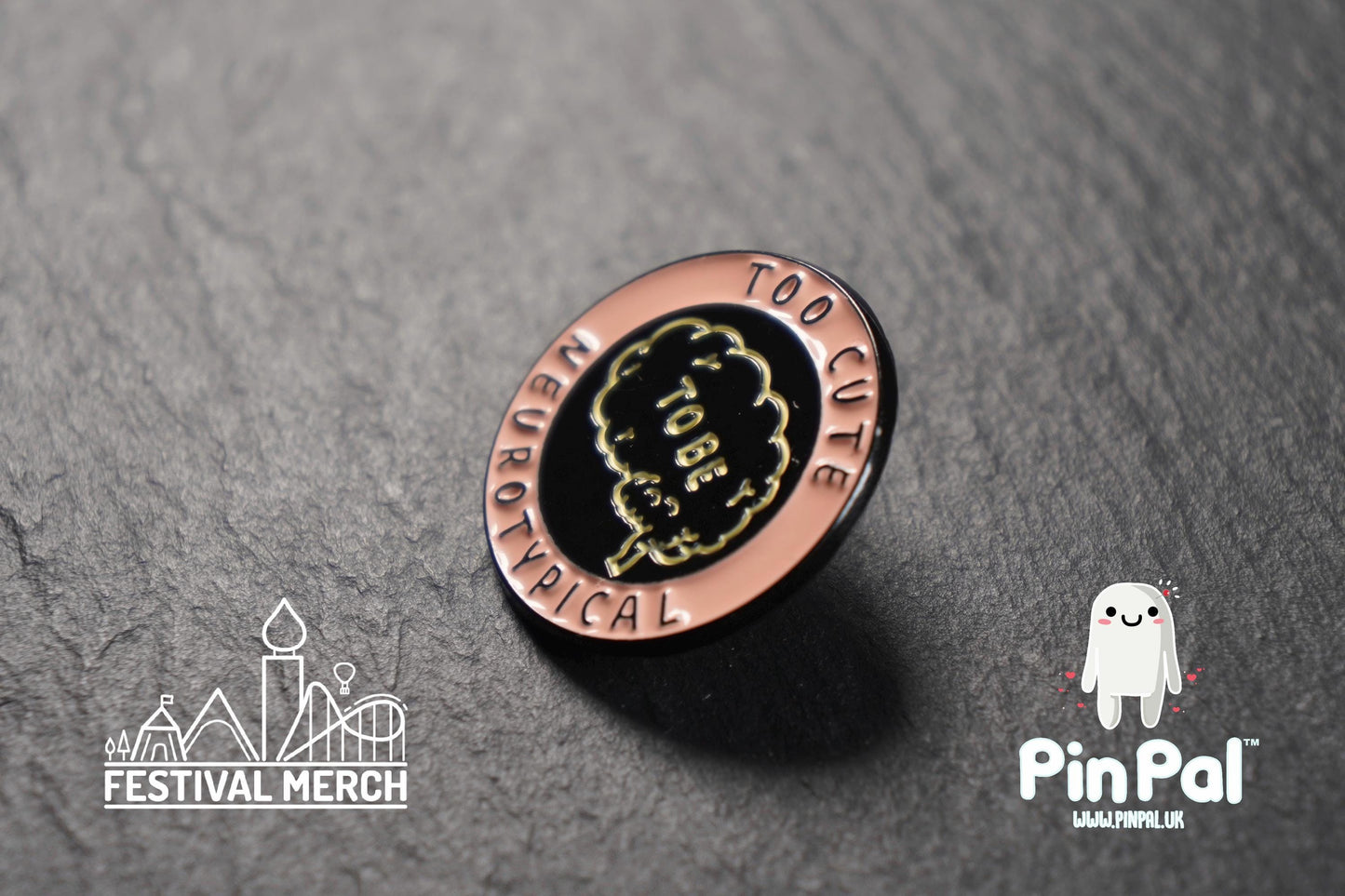 Funny Enamel Pin - PinPal UK111 - Pin Badges - Funny Gift, Music Gift, Anime Gift, Cute Gift, Positive gift, Cheeky Rude Gift, Unique Gift