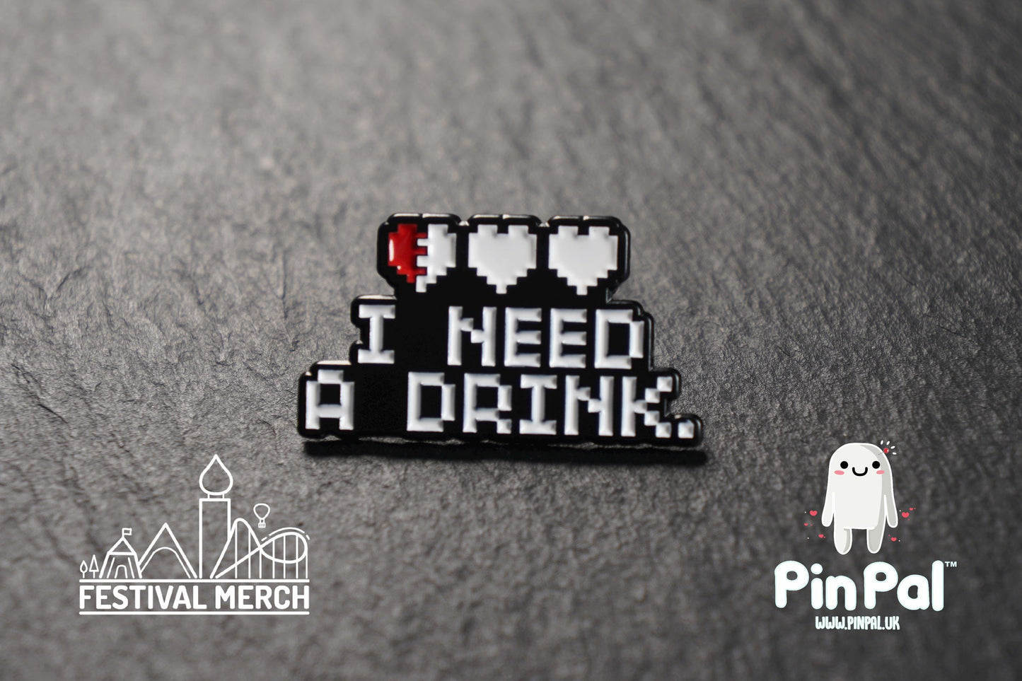 Funny Enamel Pin - PinPal UK114 - Pin Badges - Funny Gift, Music Gift, Anime Gift, Cute Gift, Positive gift, Cheeky Rude Gift, Unique Gift