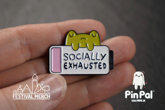 Funny Enamel Pin - PinPal UK116 - Pin Badges - Funny Gift, Music Gift, Anime Gift, Cute Gift, Positive gift, Cheeky Rude Gift, Unique Gift