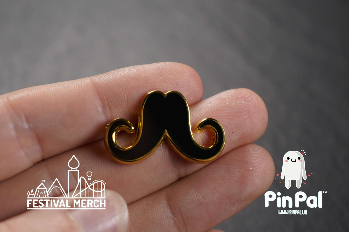 Funny Enamel Pin - PinPal UK117 - Pin Badges - Funny Gift, Music Gift, Anime Gift, Cute Gift, Positive gift, Cheeky Rude Gift, Unique Gift