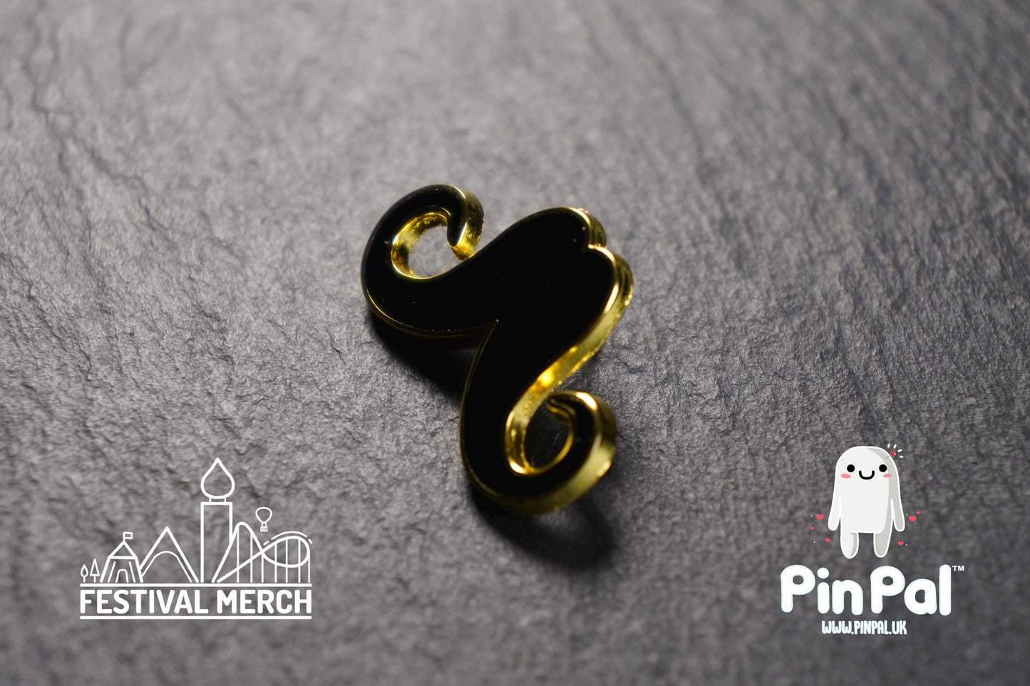 Funny Enamel Pin - PinPal UK117 - Pin Badges - Funny Gift, Music Gift, Anime Gift, Cute Gift, Positive gift, Cheeky Rude Gift, Unique Gift