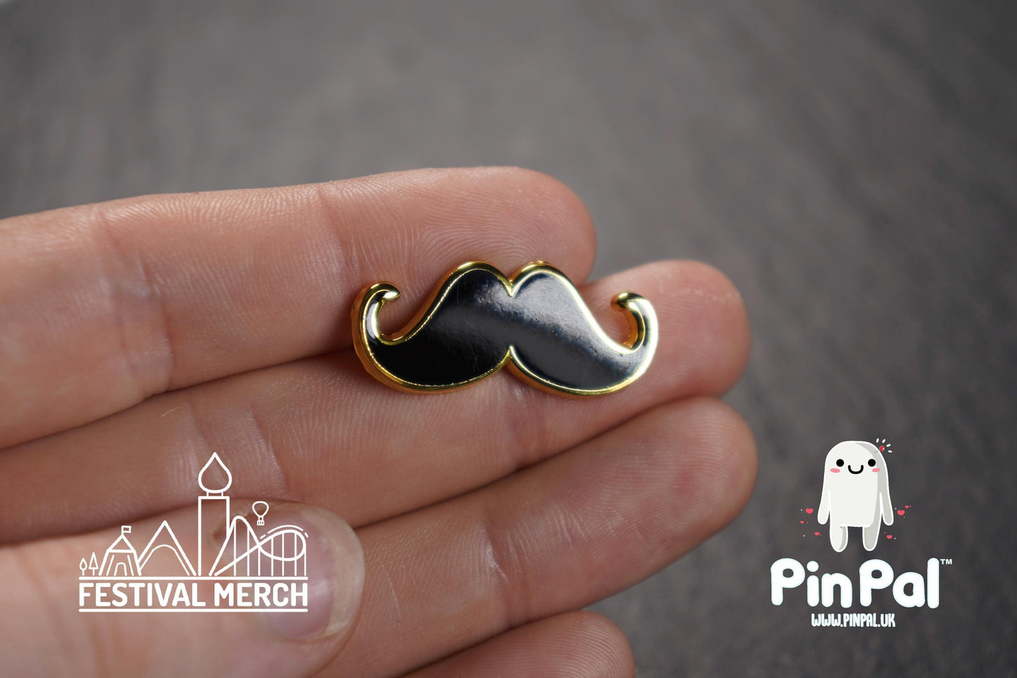 Funny Enamel Pin - PinPal UK119 - Pin Badges - Funny Gift, Music Gift, Anime Gift, Cute Gift, Positive gift, Cheeky Rude Gift, Unique Gift