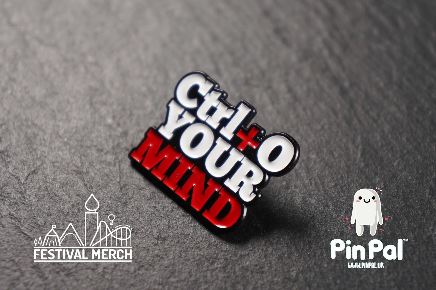 Funny Enamel Pin - PinPal UK120 - Pin Badges - Funny Gift, Music Gift, Anime Gift, Cute Gift, Positive gift, Cheeky Rude Gift, Unique Gift