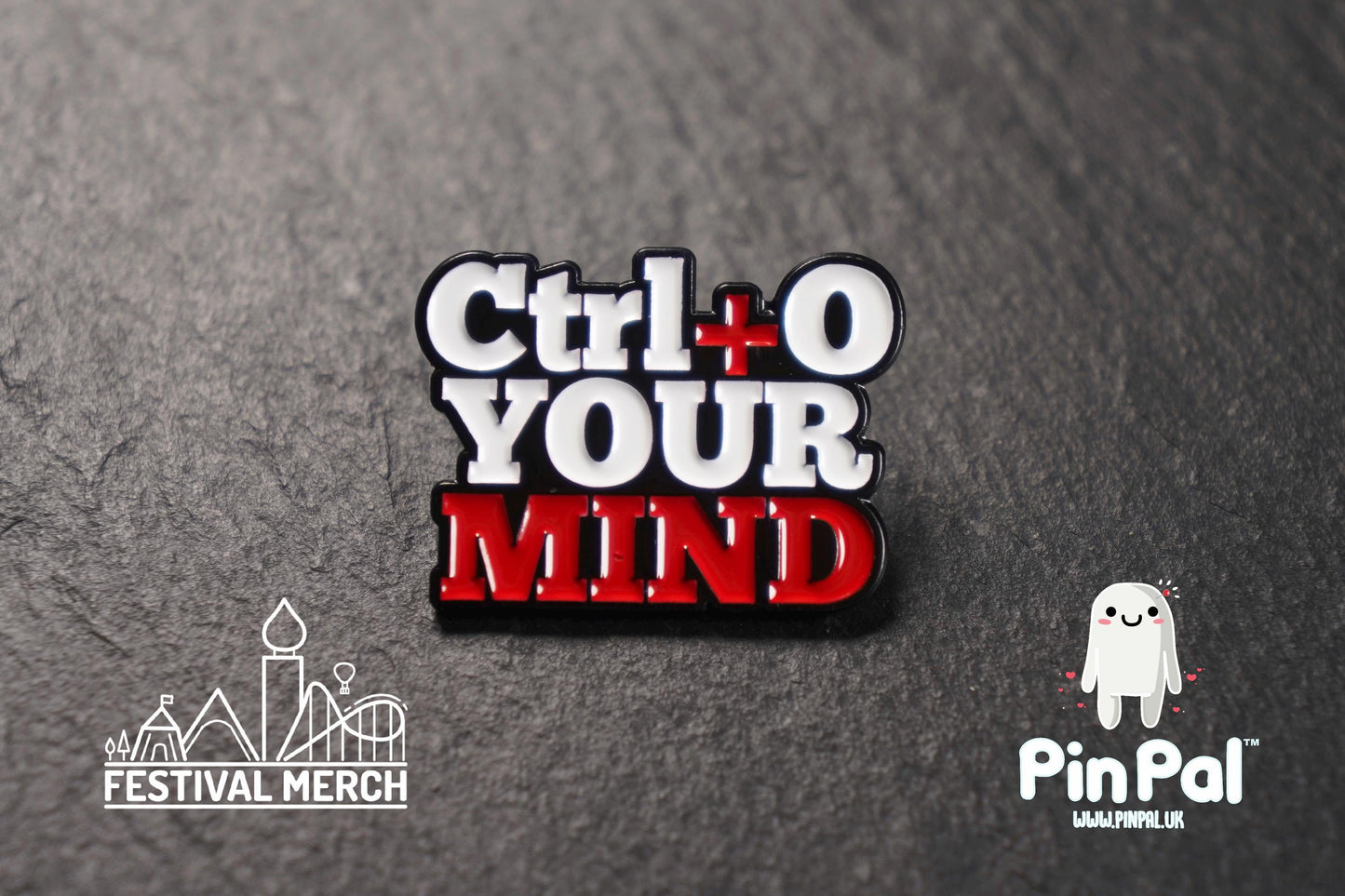 Funny Enamel Pin - PinPal UK120 - Pin Badges - Funny Gift, Music Gift, Anime Gift, Cute Gift, Positive gift, Cheeky Rude Gift, Unique Gift