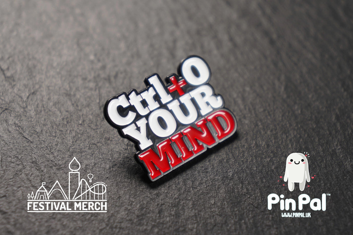 Funny Enamel Pin - PinPal UK120 - Pin Badges - Funny Gift, Music Gift, Anime Gift, Cute Gift, Positive gift, Cheeky Rude Gift, Unique Gift