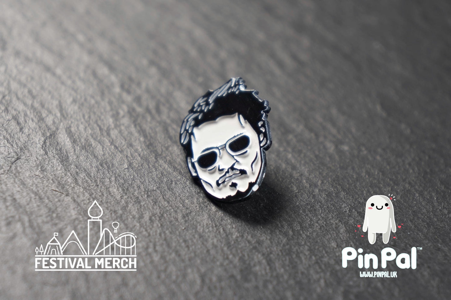 Funny Enamel Pin - PinPal UK124 - Pin Badges - Funny Gift, Music Gift, Anime Gift, Cute Gift, Positive gift, Cheeky Rude Gift, Unique Gift