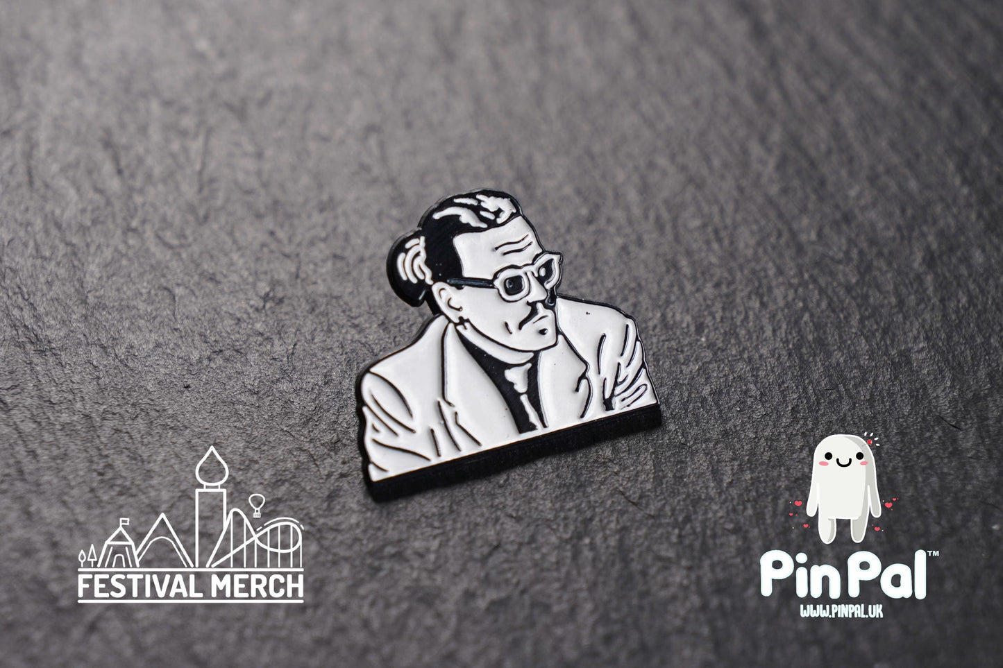 Funny Enamel Pin - PinPal UK126 - Pin Badges - Funny Gift, Music Gift, Anime Gift, Cute Gift, Positive gift, Cheeky Rude Gift, Unique Gift